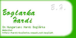 boglarka hardi business card