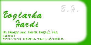 boglarka hardi business card